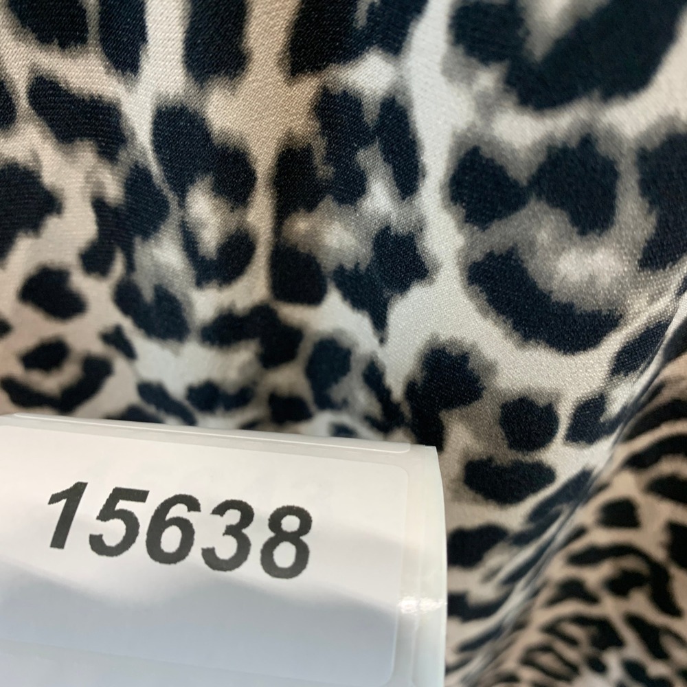 Swim Solutions Womens Leopard Print Square Neck Swimdress Black Tan 12 8005649 - Picture 9 of 9
